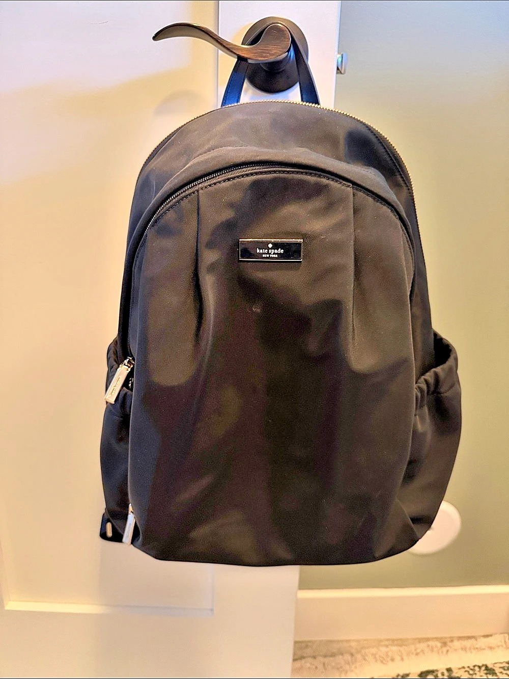 Kate Spade Carter Nylon Large Backpack Black